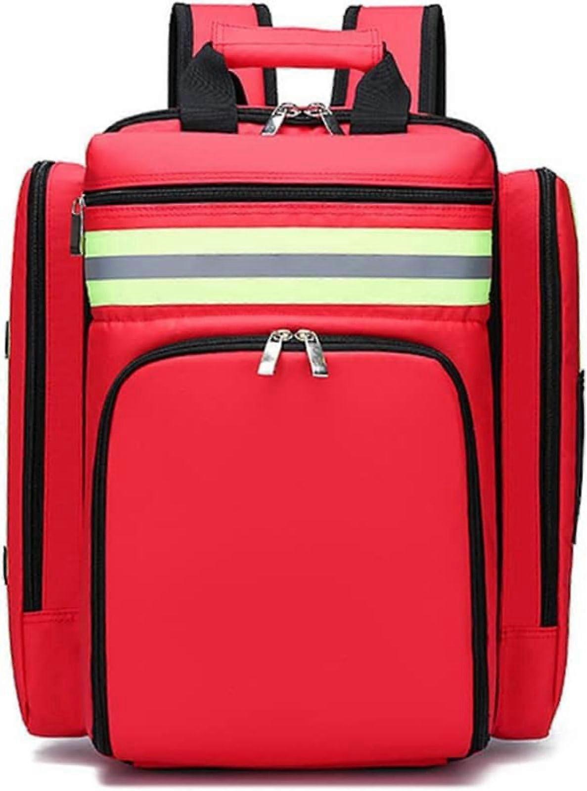 First Responder Medical Backpack with Multiple Compartments for Emergency, Travel, Camping, Cycling