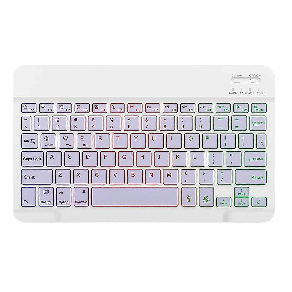 jixopn Magic Keyboard Wireless Keyboard Bluetooth-Compatible for compatible with iPad 10 (Purple)