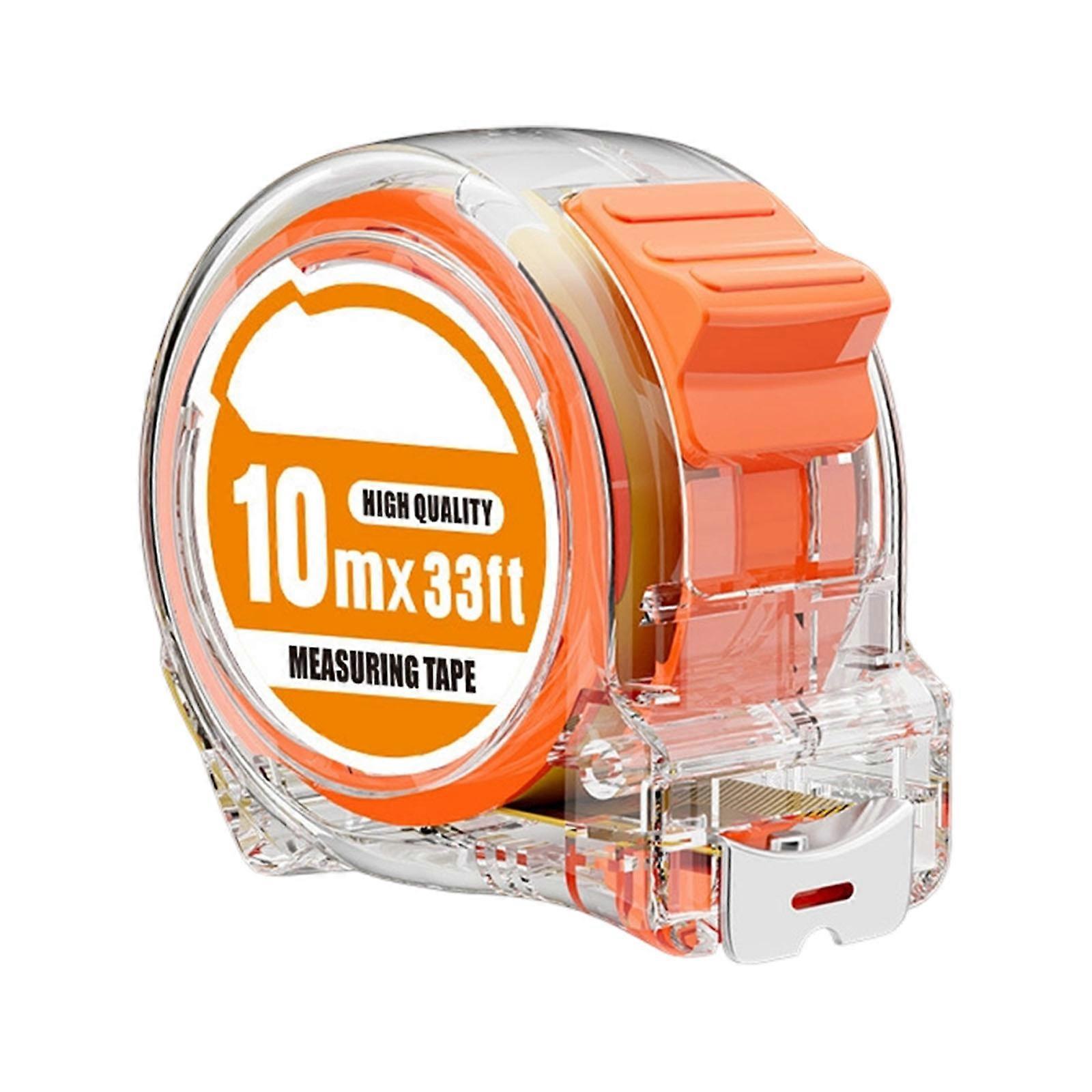 Double Unit Tape Measure 300/500/750/1000cm Option Corrosion Proof Steel Blade Build In End Hook For Precise Measuring Multicolor