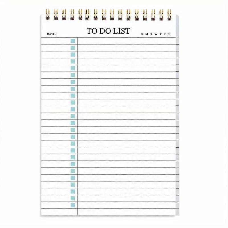 To Do List Notepad, Planner Notebook, Spiral Bound Daily Hourly Schedule Task Planning Pad, Tear-off Calendar Notepad for Office, Home and S