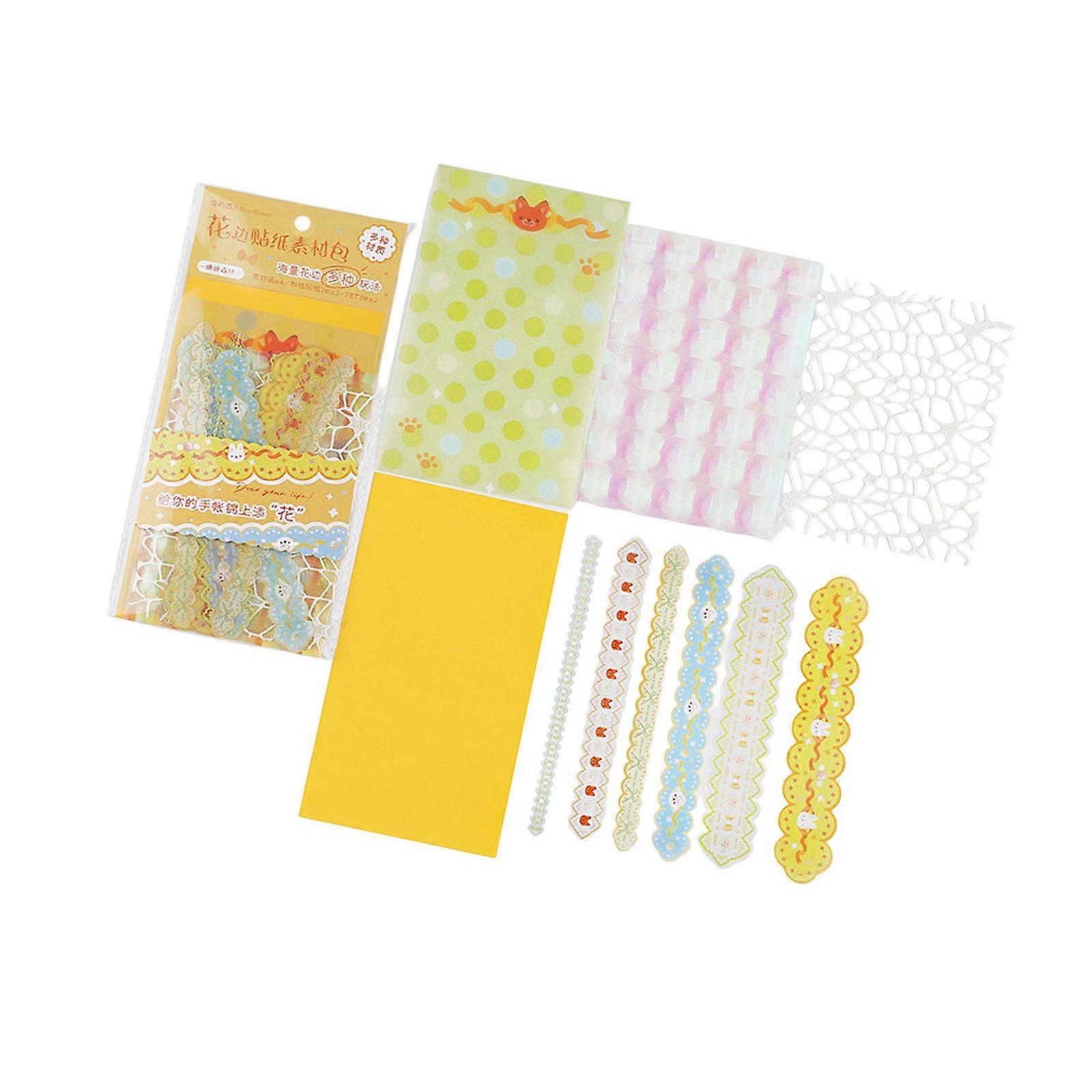 Retro Scrapbooking Borders Embellishments Journaling Decorative Paper For Journal Card Making Memory Book Decoration Multicolor