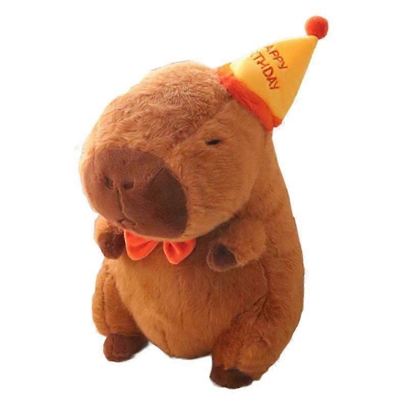 Plush capybara toy for kids and adults 30cm