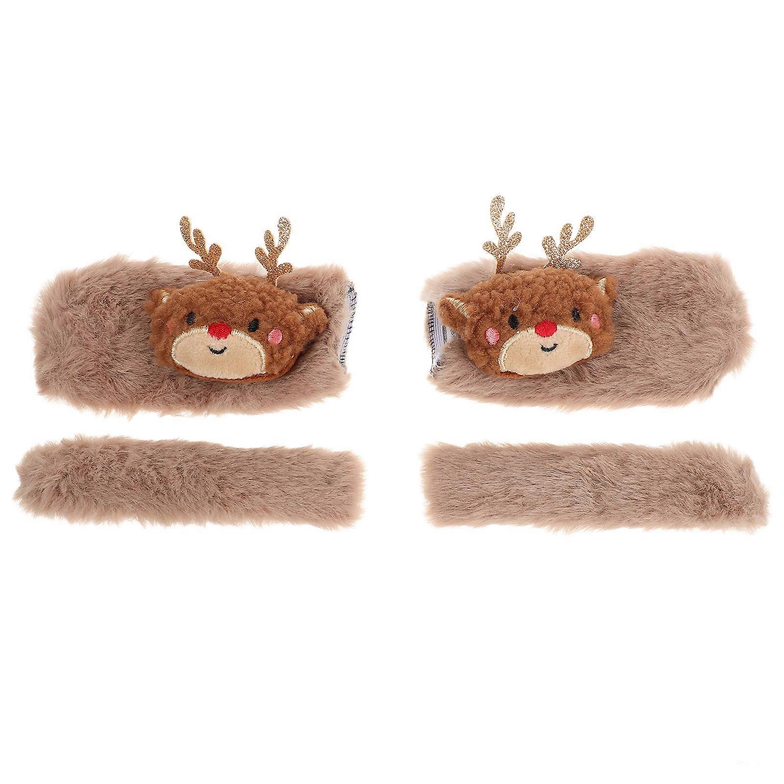 Soft Plush Motorcycle Handlebar Covers for Winter Protection 1Pair