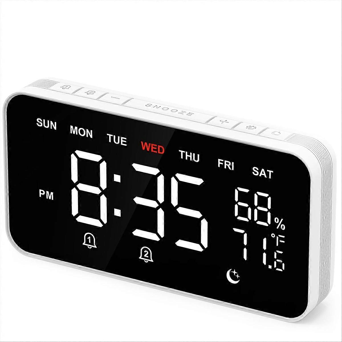 Digital Alarm Clocks for Bedrooms, Loud Alarm Clock
