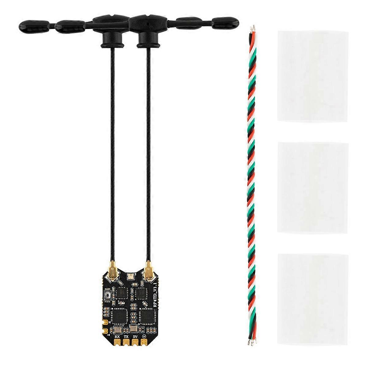 RP4TD ELRS 2.4g Diversity Receiver Fpv Dual Antenna Remote Navigation