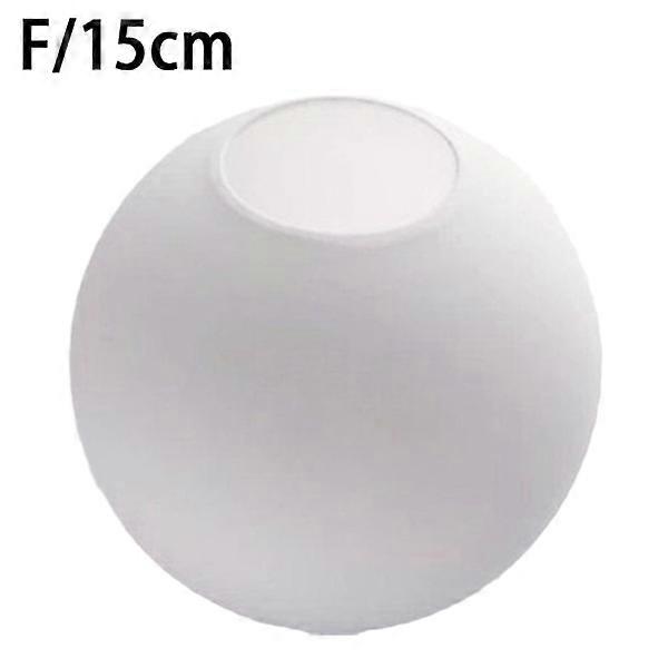 Matte White Globe Glass Shade Replacement Round Dome 15cm One-size