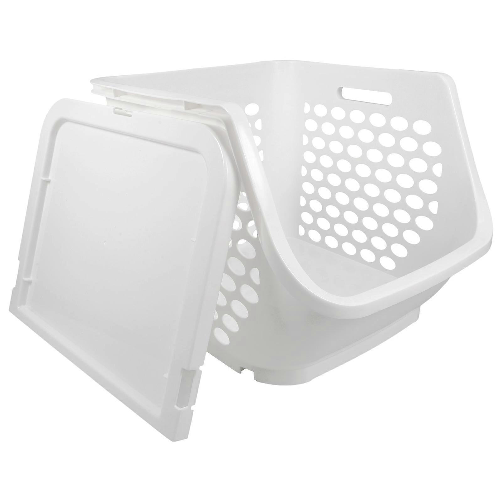 Kitchen Fruit Basket Plastic Stackable Storage Bin for Vegetable Organization