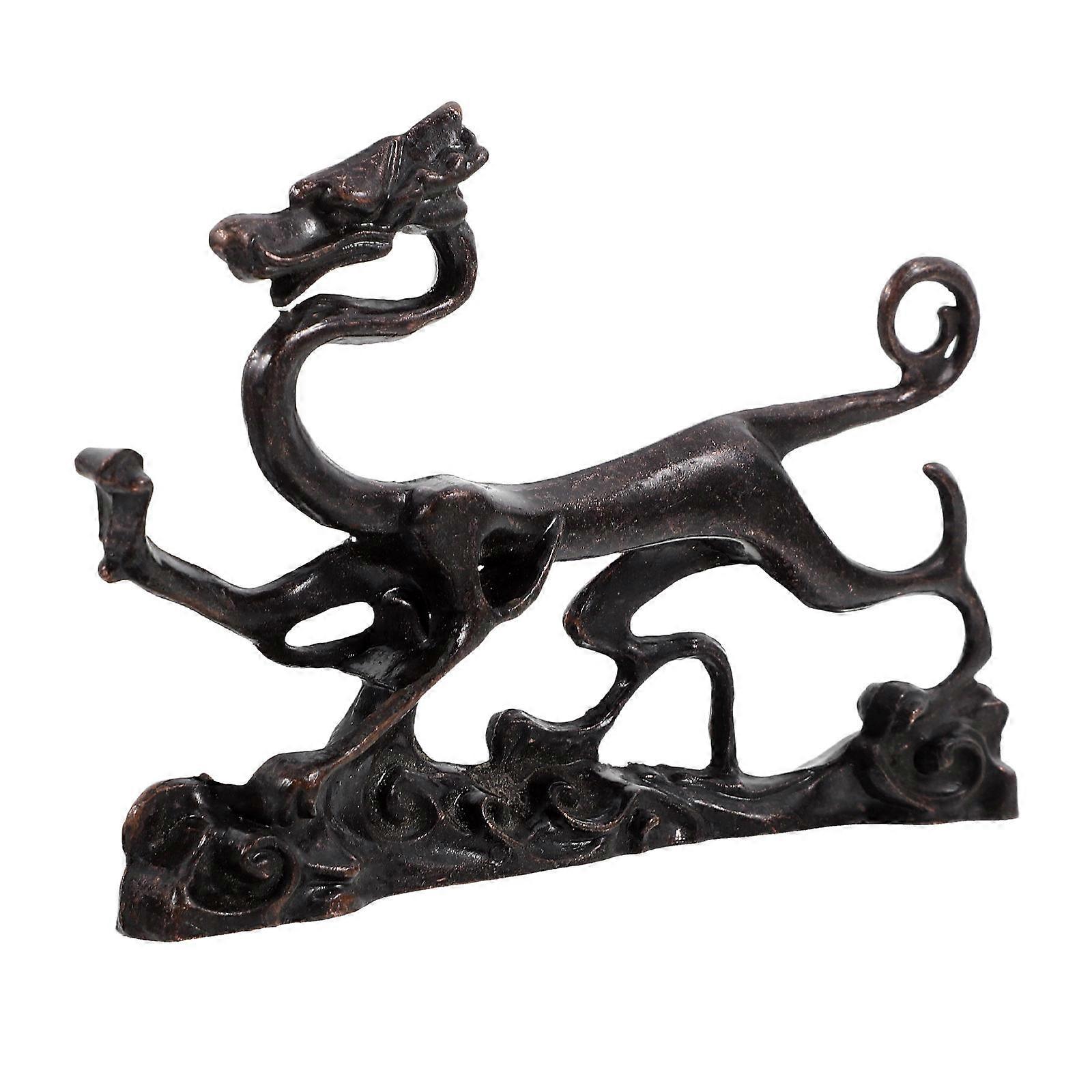 Copper Calligraphy Brush Holder for Artistic Brush Rest