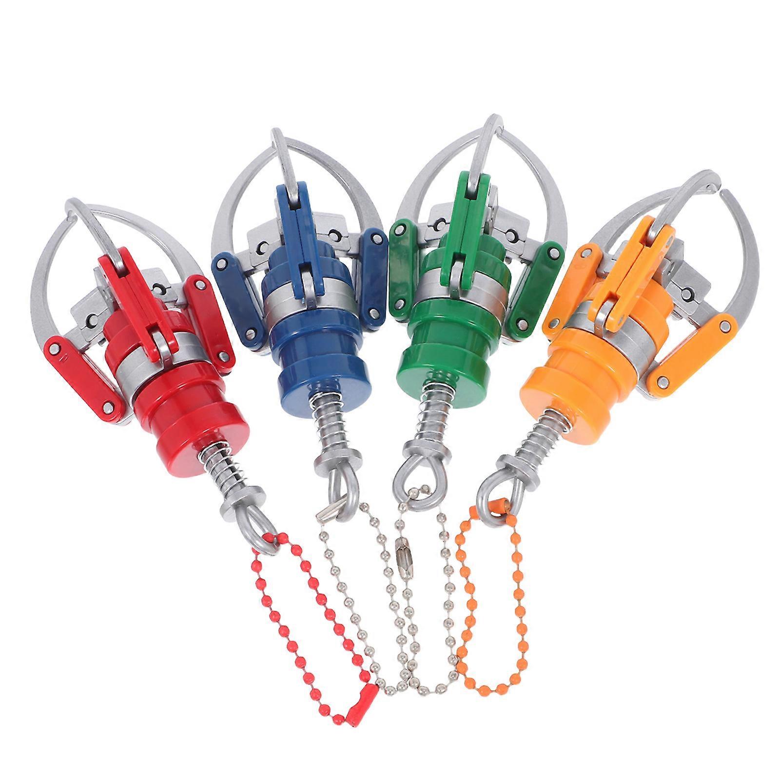 Mini Claw Machine Keychain Pendants for Decoration Use with 4Pcs Assorted Colors