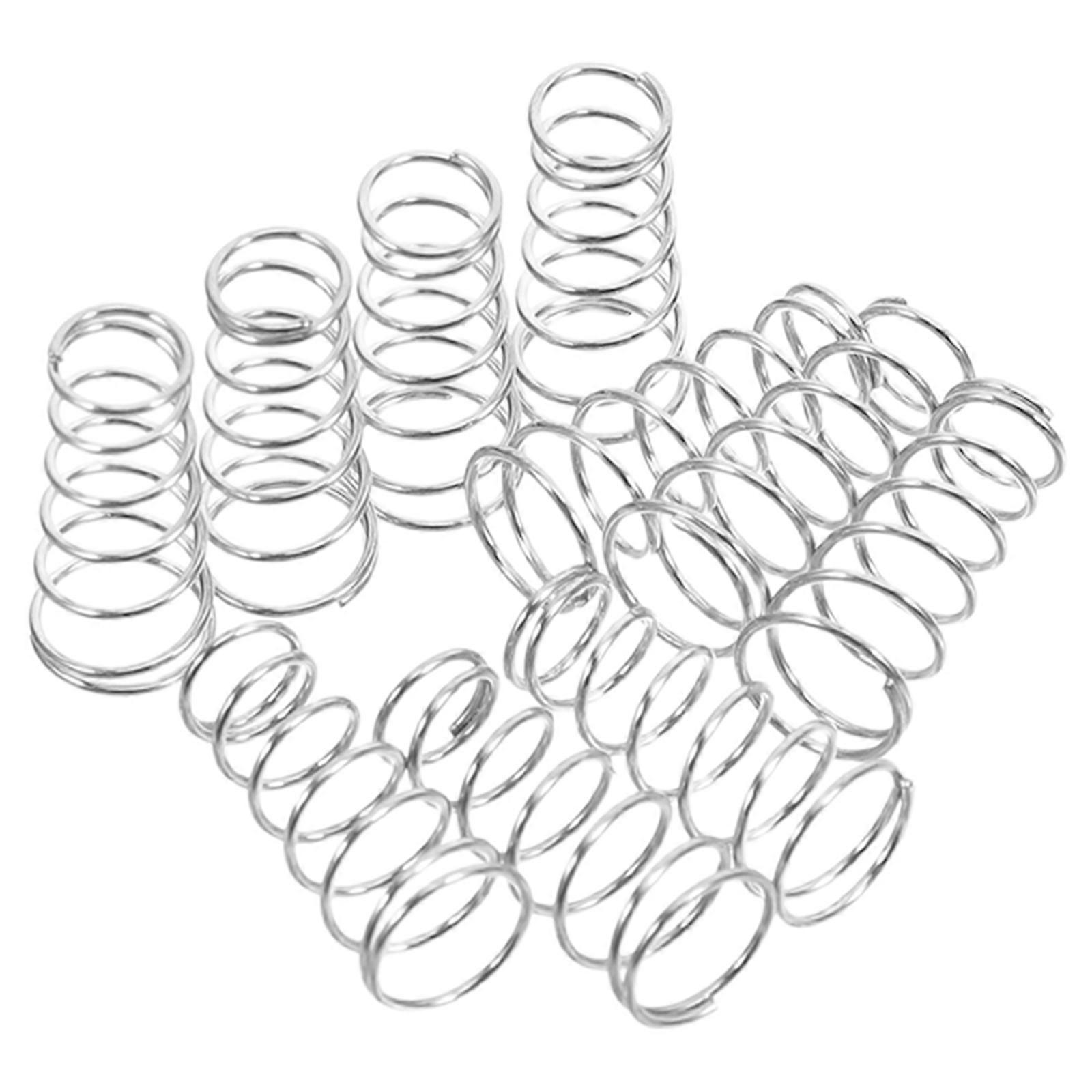 Electric Guitar Bridge Spring for Secure Connection 10Pcs Silver Replacement