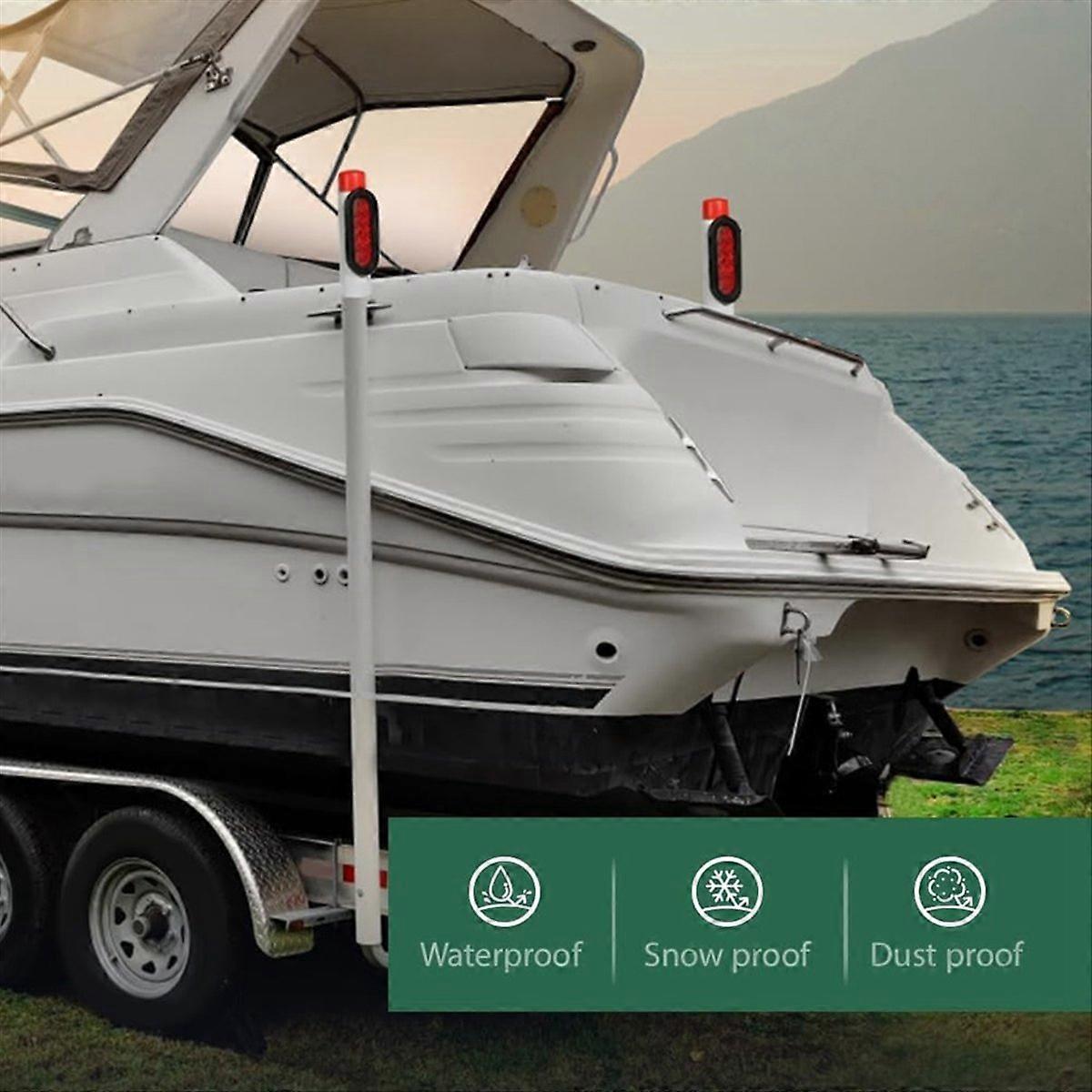 LED Boat Trailer Guide-on Post Pipe Guide Lights