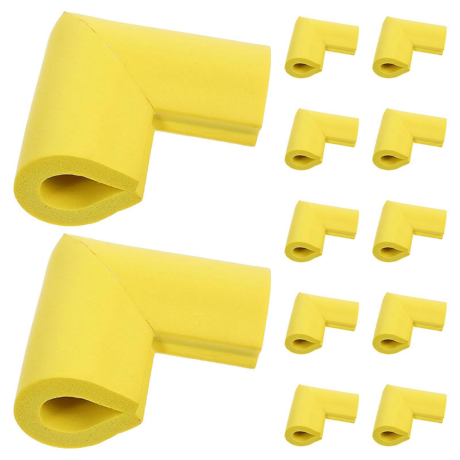 Furniture Corner Protector Guards Foam Material for Moving 12Pcs Yellow