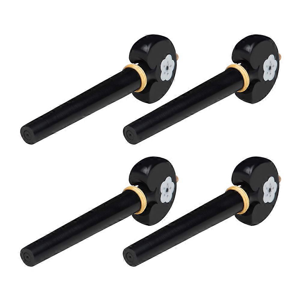 Cello Replacement Tuning Pegs Wooden 4Pcs Practical String Accessories