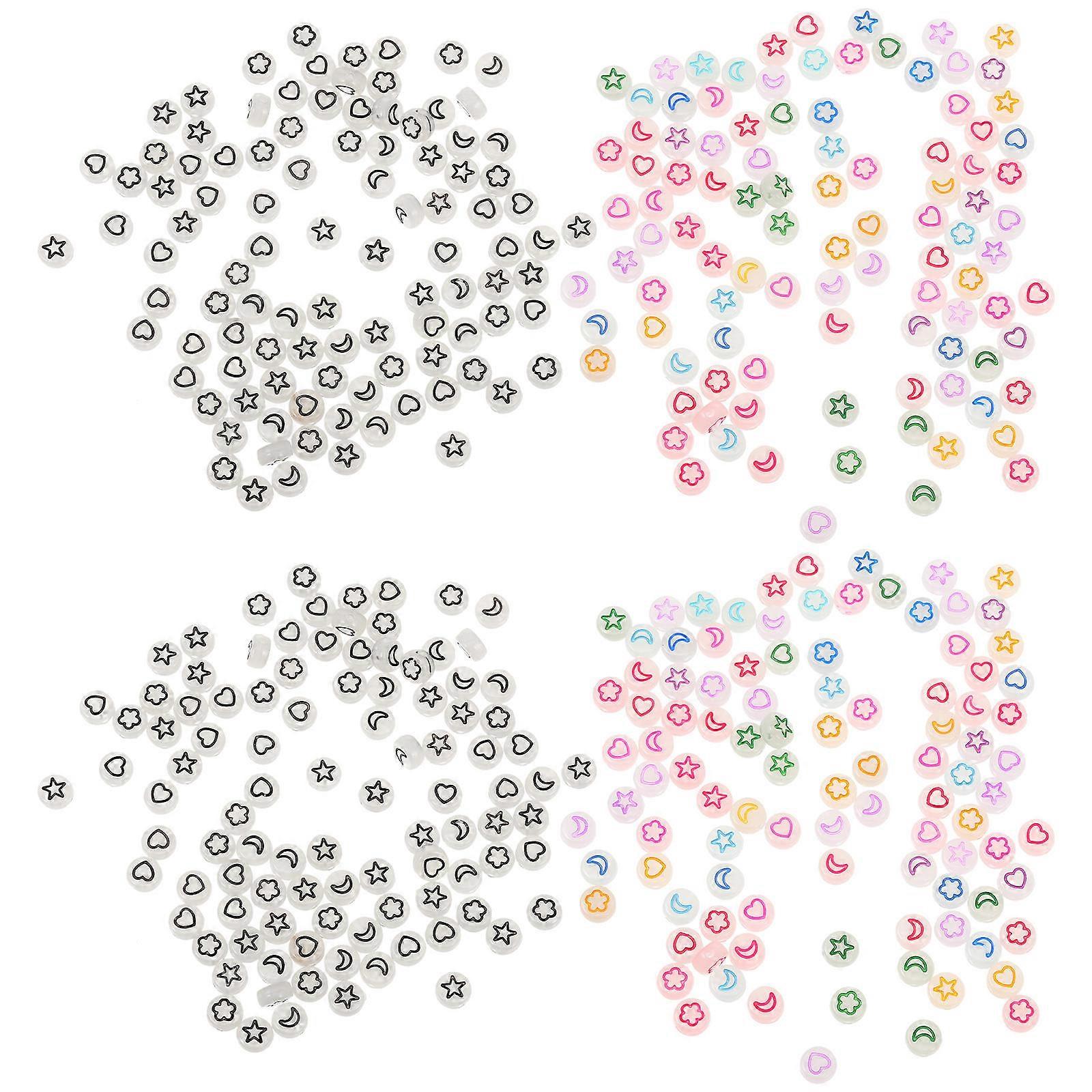 DIY Beads Acrylic Necklace Accessory for Bracelet Making 2000Pcs