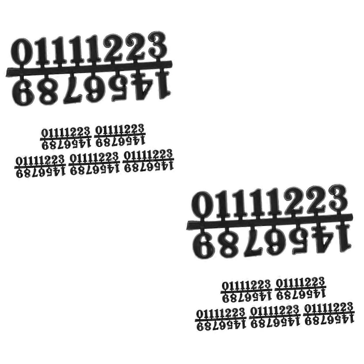 Arabic Numeral Clock Numbers Kit for DIY Wall Clock Replacement Parts and Home Decor