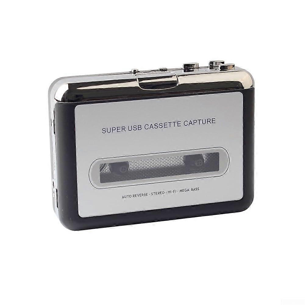 Cassette to MP3 Converter USB Cassette Player with Enhanced Stereo Sound for Digital Music Transfer
