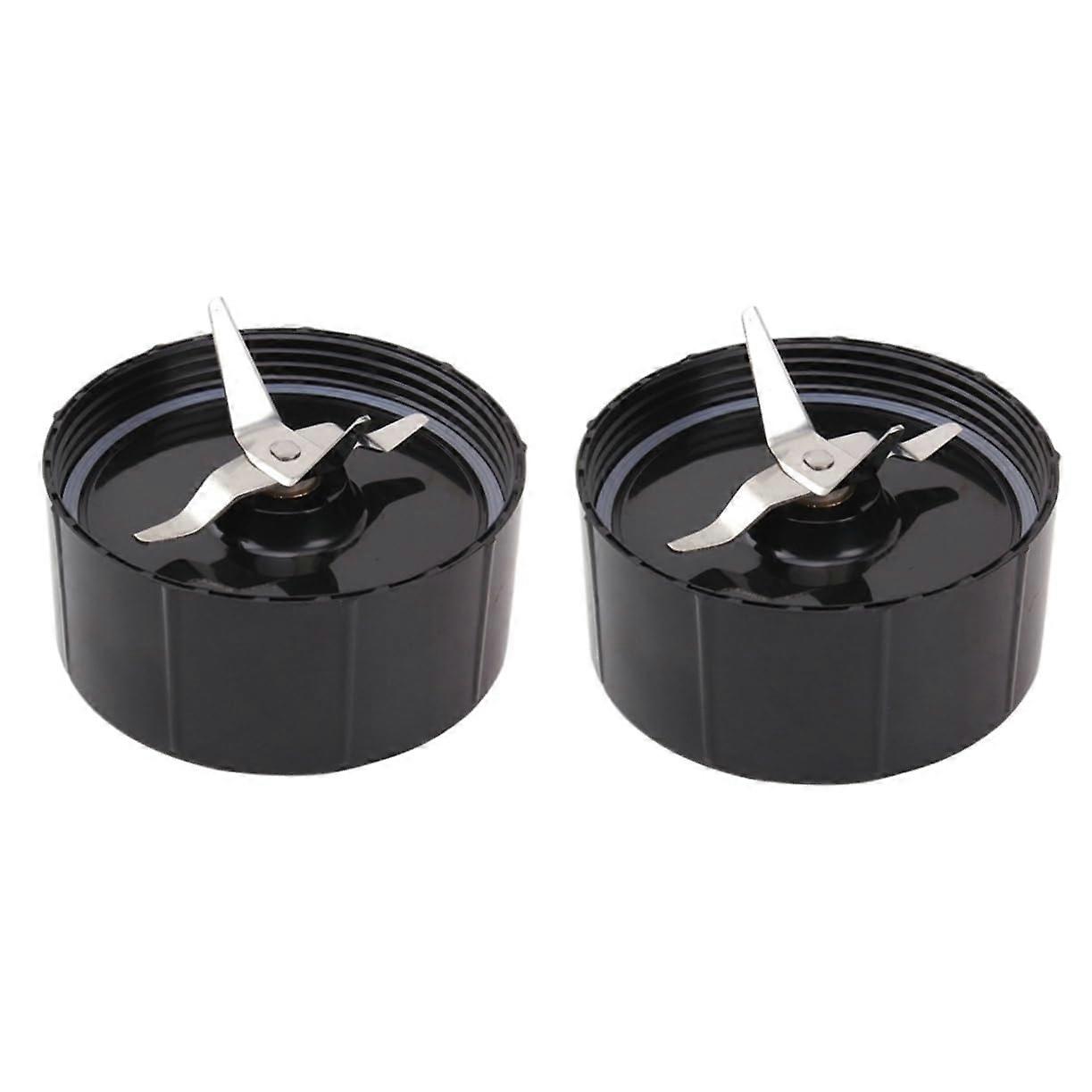 Blender Replacement Parts 2pcs Stainless Steel 4Fin Blade Assembly Compatible with Beast Juicer