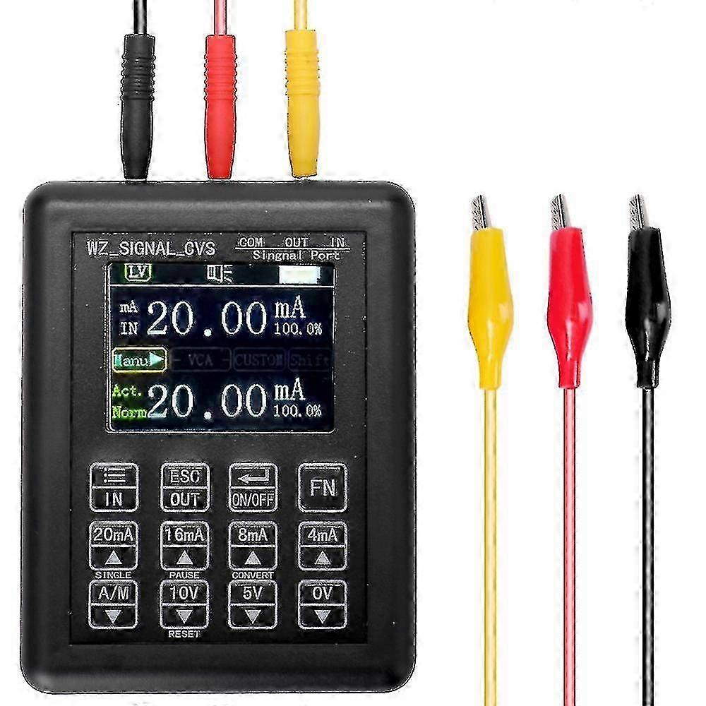 High Precision Adjustable 0-10V 4-20mA Signal Generator Voltage Current Simulator 26s