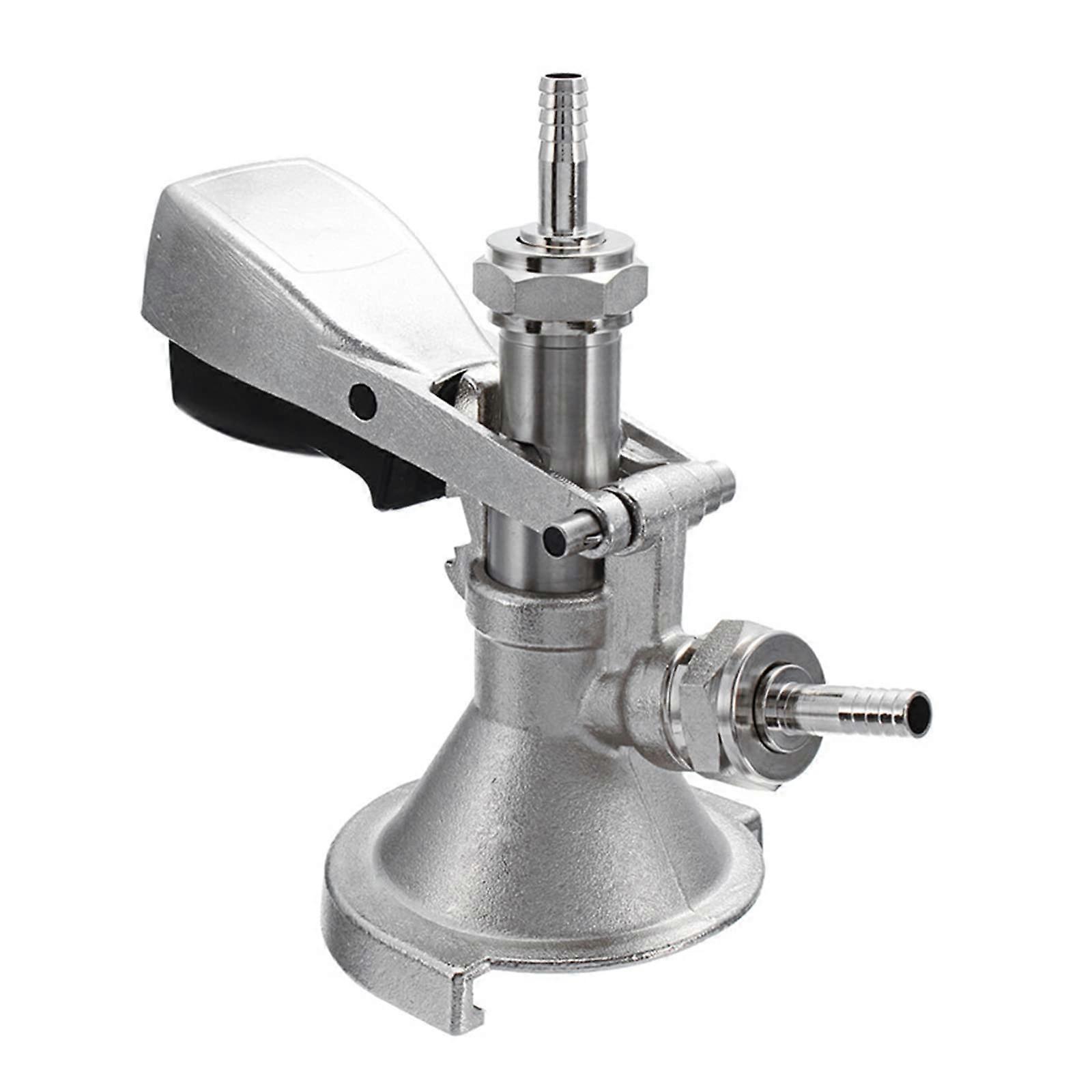 Beer Keg Coupler A Type Stainless Steel Connector for Fast Draft Beer Dispensing