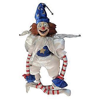 Halloween Poltergeist Clown Doll Creepy Clown Plush Toys Soft Stuffed Doll, New 26s