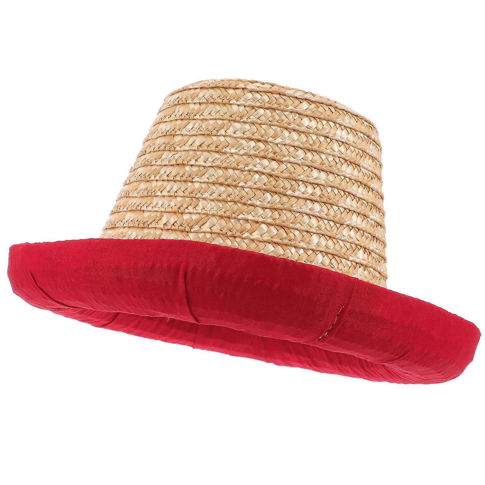 Juggling Straw Hat Stage Performance Prop for Party Use