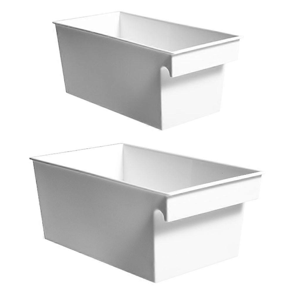 Label Storage Box Plastic Storage Case for Organization 2Pcs with Classification Marking