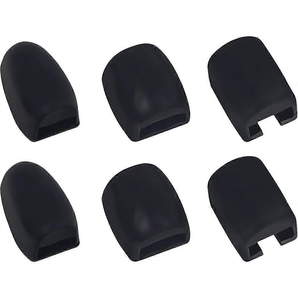 6Pcs Sax Sax Side Button Silicone Proteção Instrumentos Acessórios