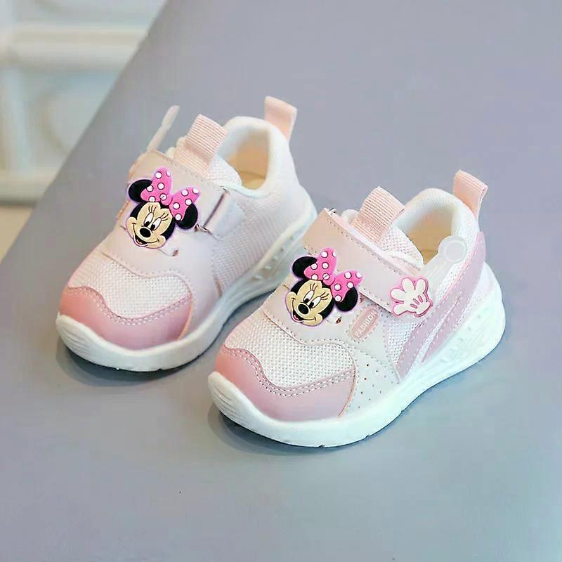 Disney Spring/Fall New Kids Sneakers Mickey Mouse Minnie Soft Sole Baby Toddler Shoes Winter summer Casual Shoes for Boys Girls