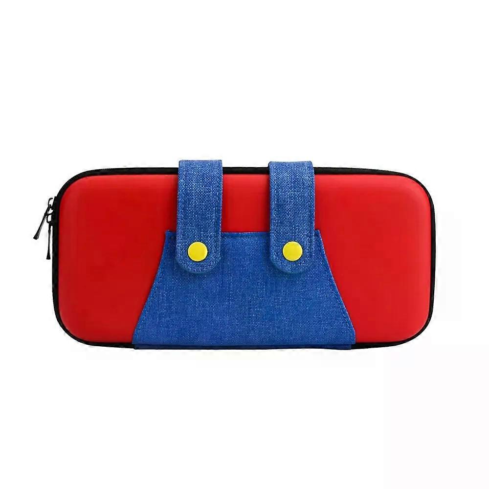 EVA Storage Switch Case Compatible with Nintendo Switch/OLED Cute Portable Switch Carrying Case with 10 Game Holders for Mario