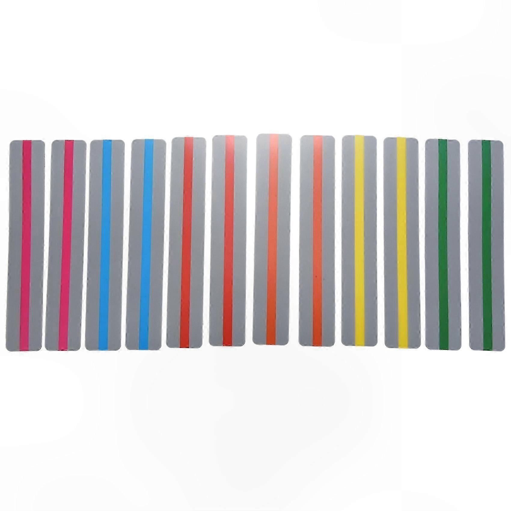 12-Pack Reading Strips with Colorful Highlights for Guided Learning and Dyslexia Support Tools for Educators