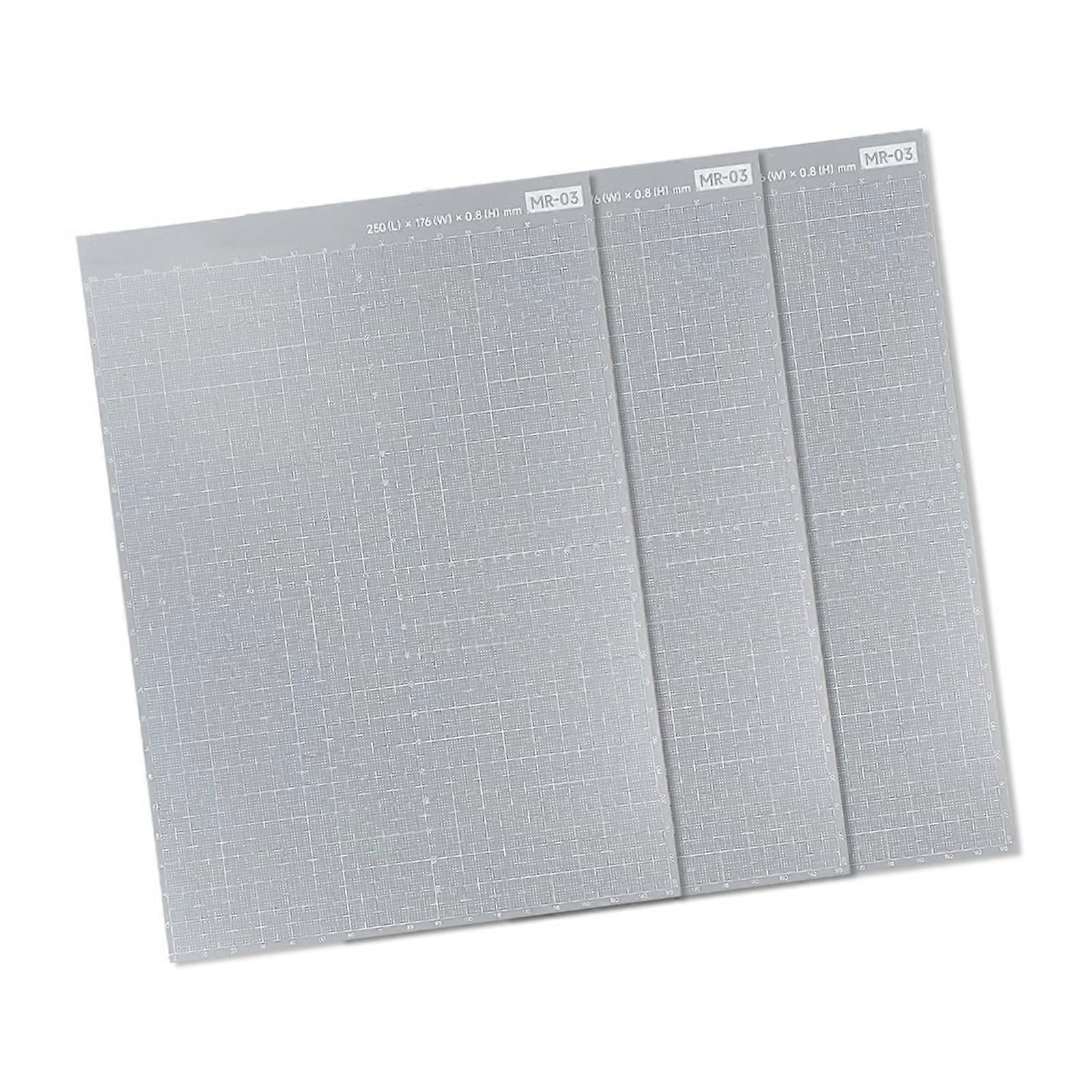 Modeling Plastic Plates For Customization And Crafts Smooth Easy Cutting Safe Material For Hobbyists In Various Sizes Multicolor