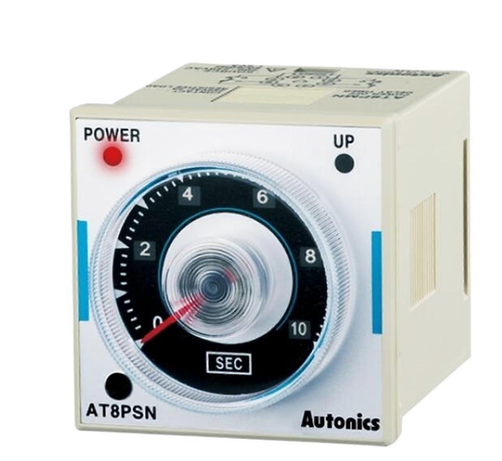 AT8PSN Analog MultiRange Off Delay Timer Relay, True Power OffDelay, DPDT 8Pin 200240VAC