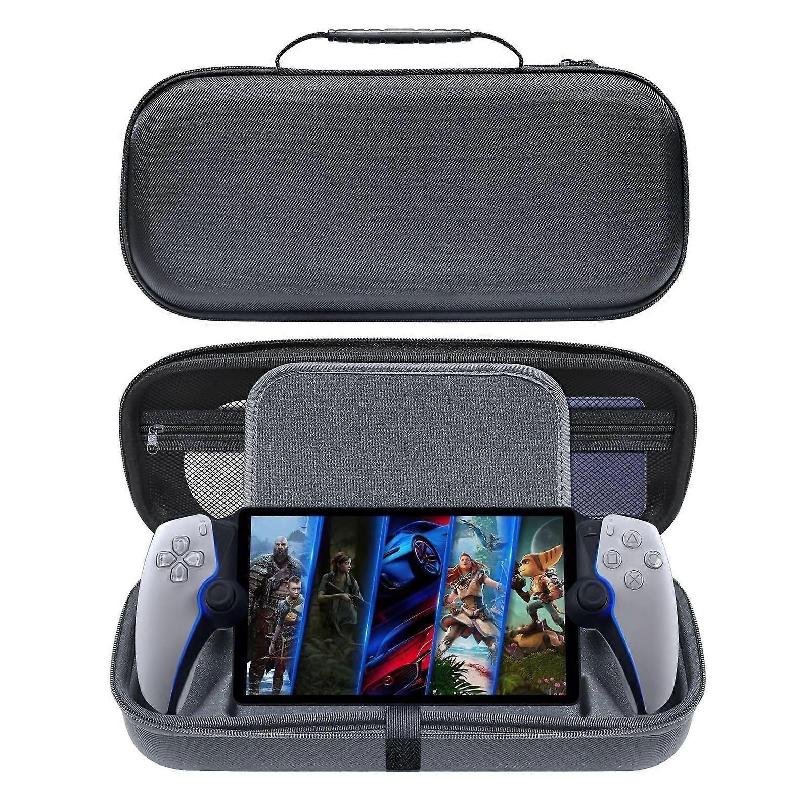 Hard Travel Case for PlayStation Portal with Shockproof Shell and Accessory Storage
