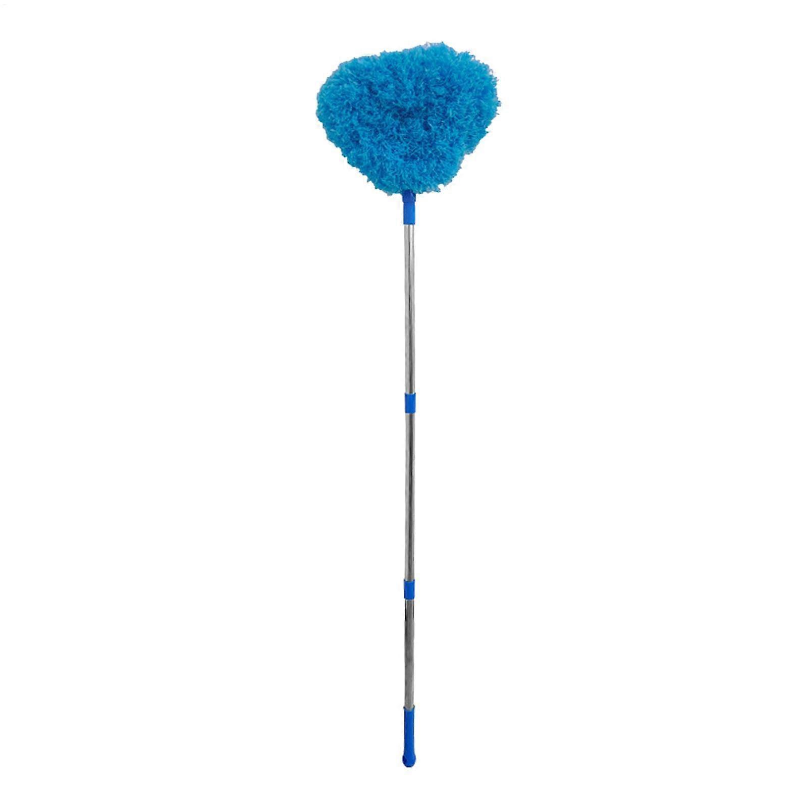 Ceiling Fan Duster with Microfiber Head, Extendable Long Handle, Flexible Tilt Double Brush