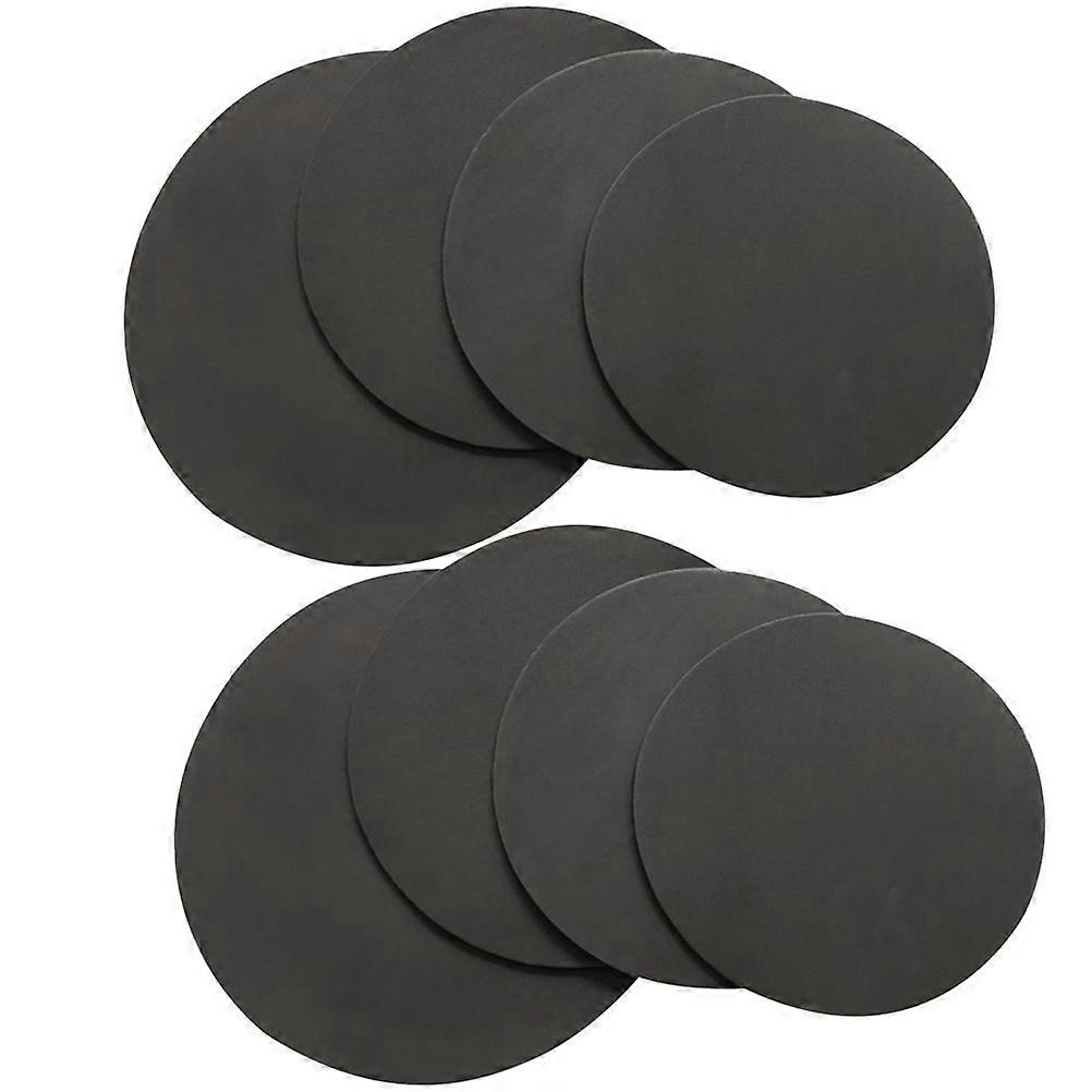 8Pcs Drum Mute Pads Silent Dampeners Tone Control Snare Drum Practice Pad Silencer