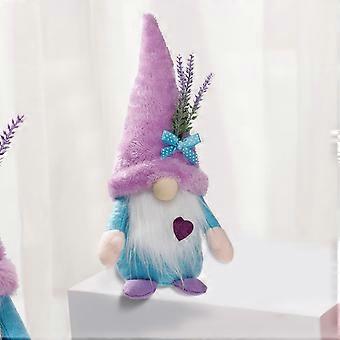 Gifts for Women Purple Lavender Couple Window Decoration Doll Faceless Doll Dwarf Decorati