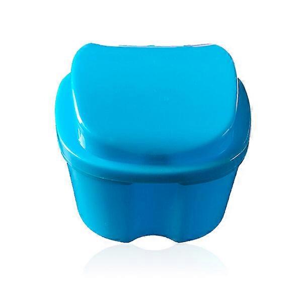 Denture box, dustproof sealed lock, multiple colors available, portable denture storage box