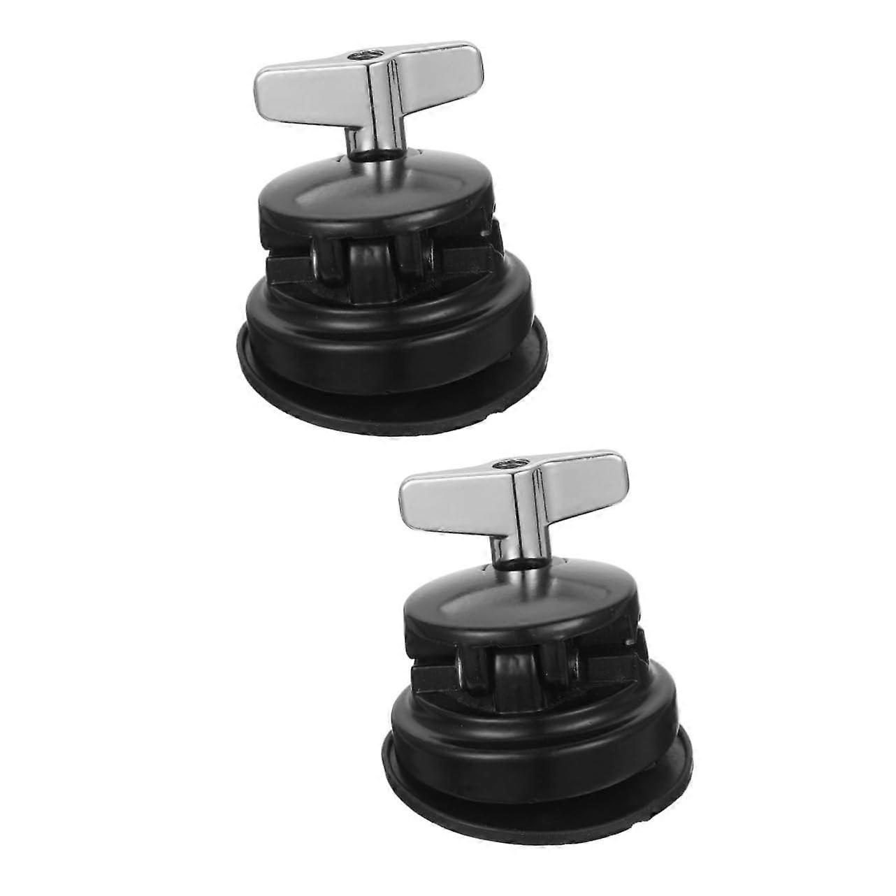 2pcs Drum Tom Brackets Floor Tom Leg Holders Secure Mount Clamp for Easy Drum Kit Installation