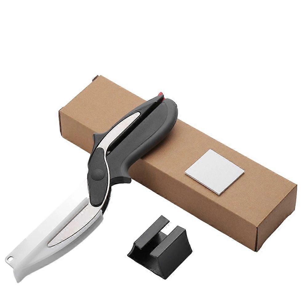 Premium Chop Scissors Cutting Board Scissors Vegetable Easy Cutter Multifunction Separable Kitchen Scissors