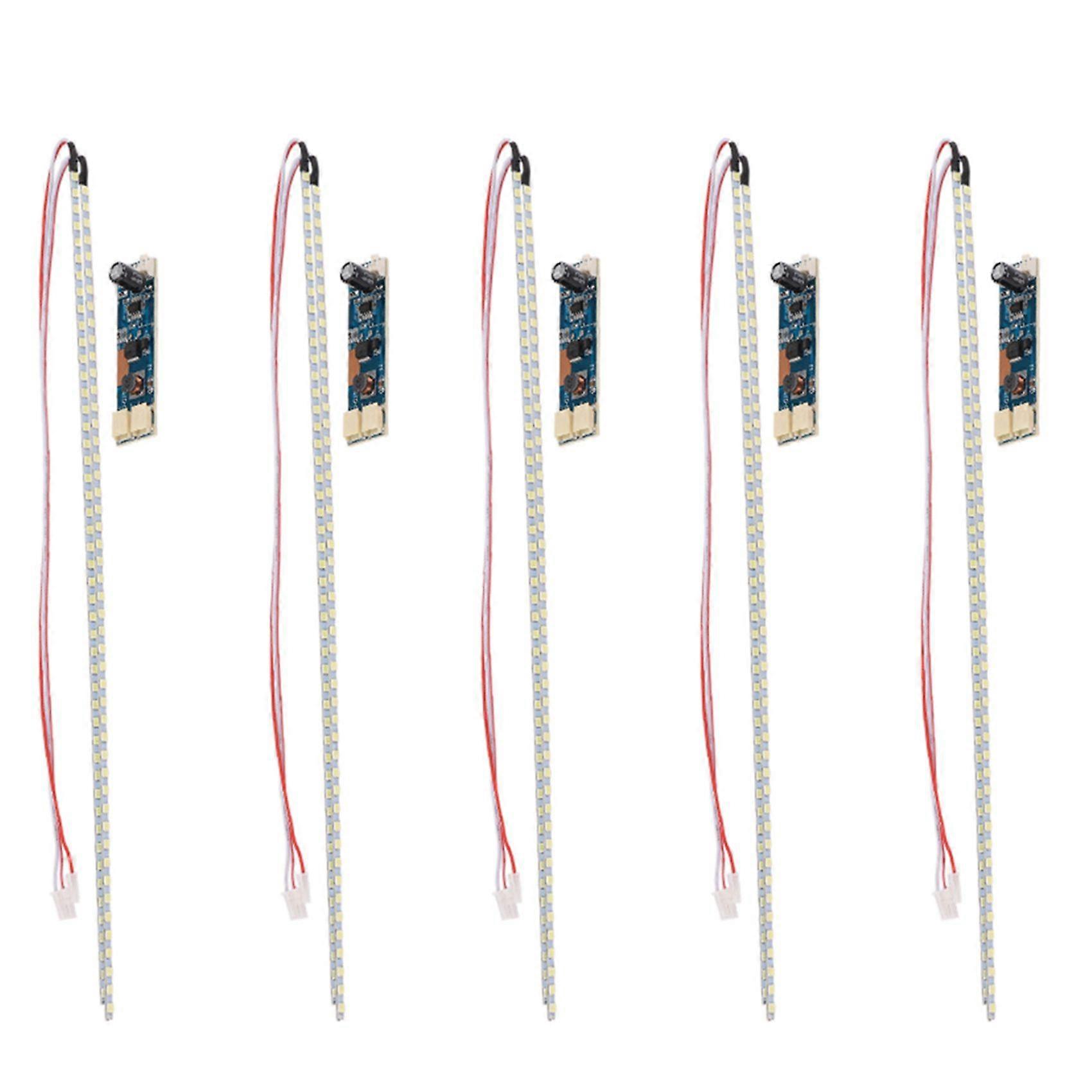 5pcs 315mm 15 Inch LCD Widescreen Dimmable Adjustable LED Lights Backlight Strip Kit