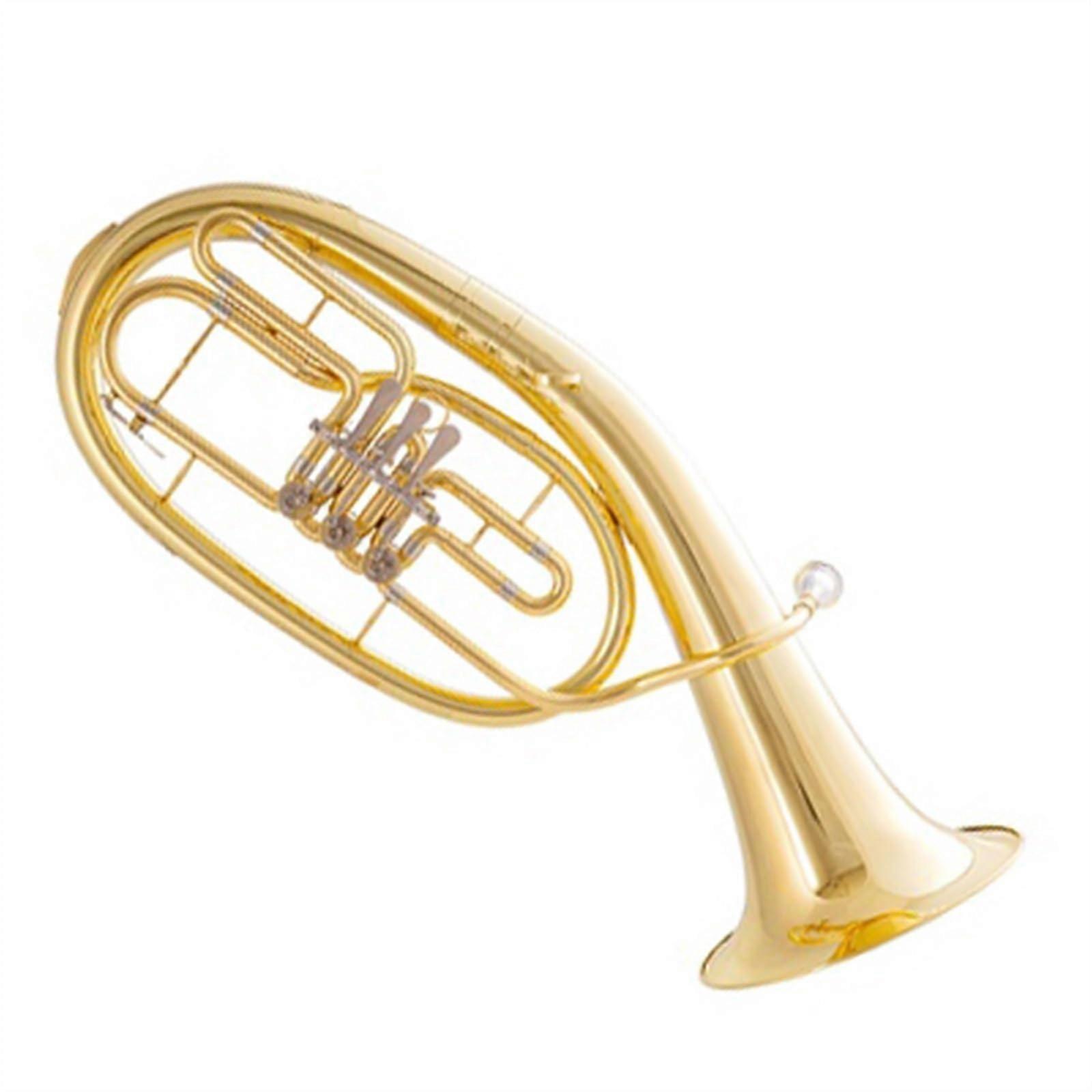 Forward Bell B Flat Euphonium 3 Valves Brass Size 3 for Band Performance