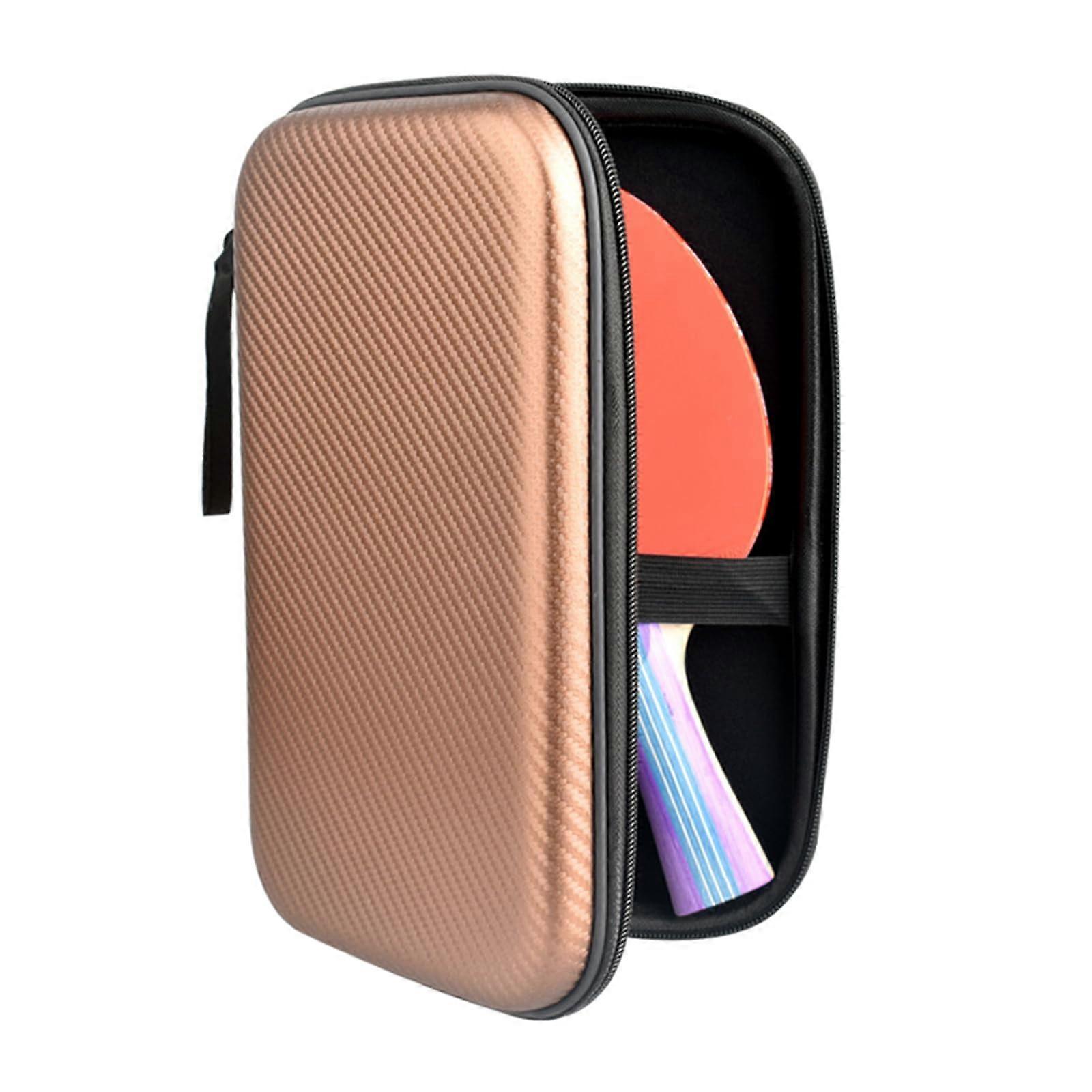 Waterproof Table Tennis Racket Case for 2 Paddles with ShockResistant Padding and Zipper