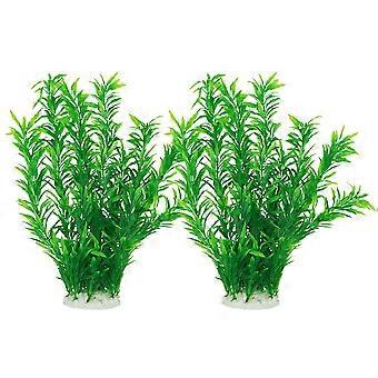 Planta acuática para paisajismo de peceras, decoración de peceras, simulación de paisajismo de acuario, planta acuática, sauce verde