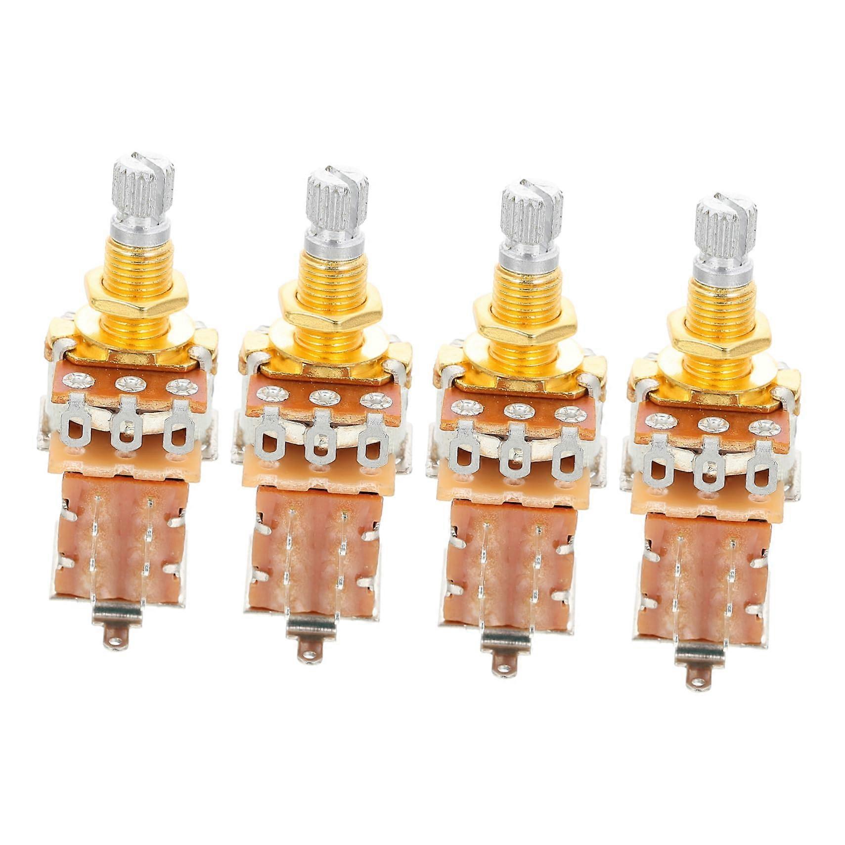 Guitar Potentiometer Kit with Switches and Control Knobs for Smooth Volume and Precise Tone Adjustment