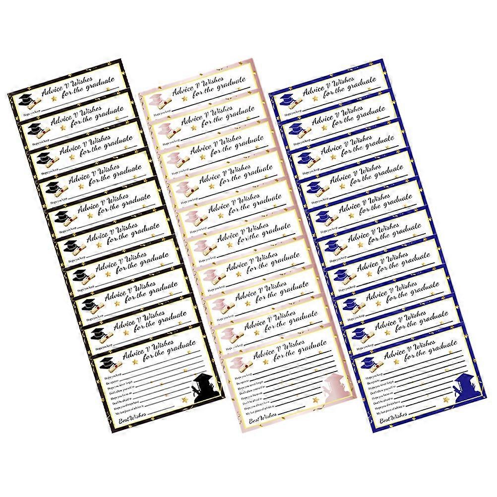 Congrats Grad Graduation Pack Classmates Rectangular 30Set