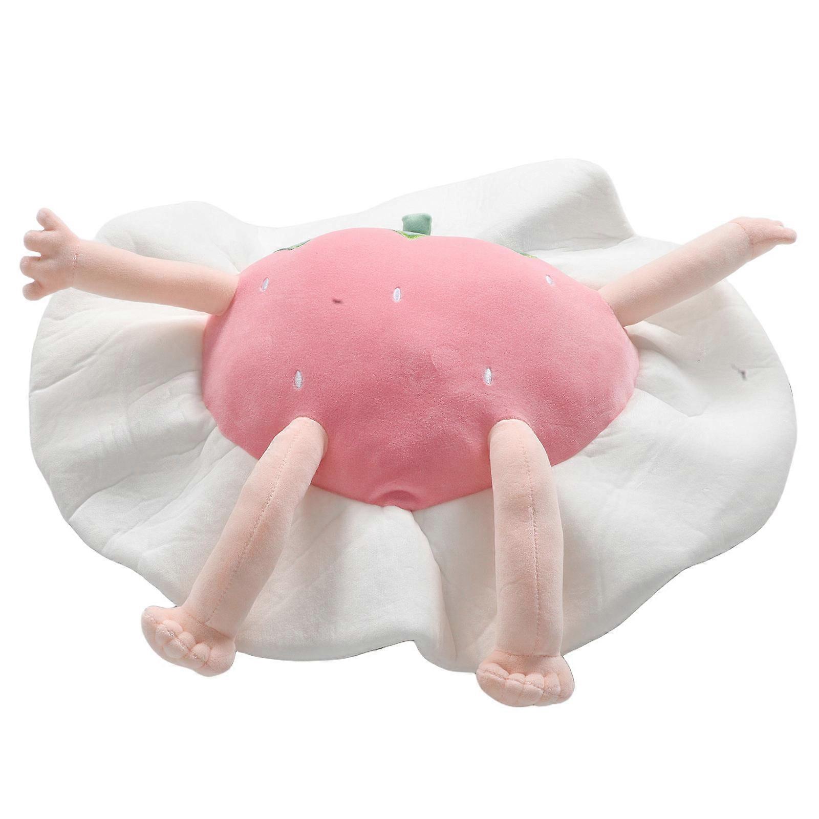 Car Plush Lumbar Cushion for Comfortable Driving with Cute Design