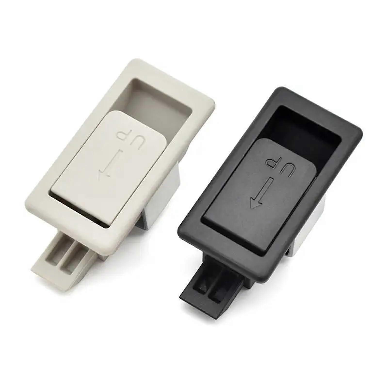 Industrial Cabinet Latch Black Plastic Keyless Percussion Panel Lock XK111B Replacement 1Pcs