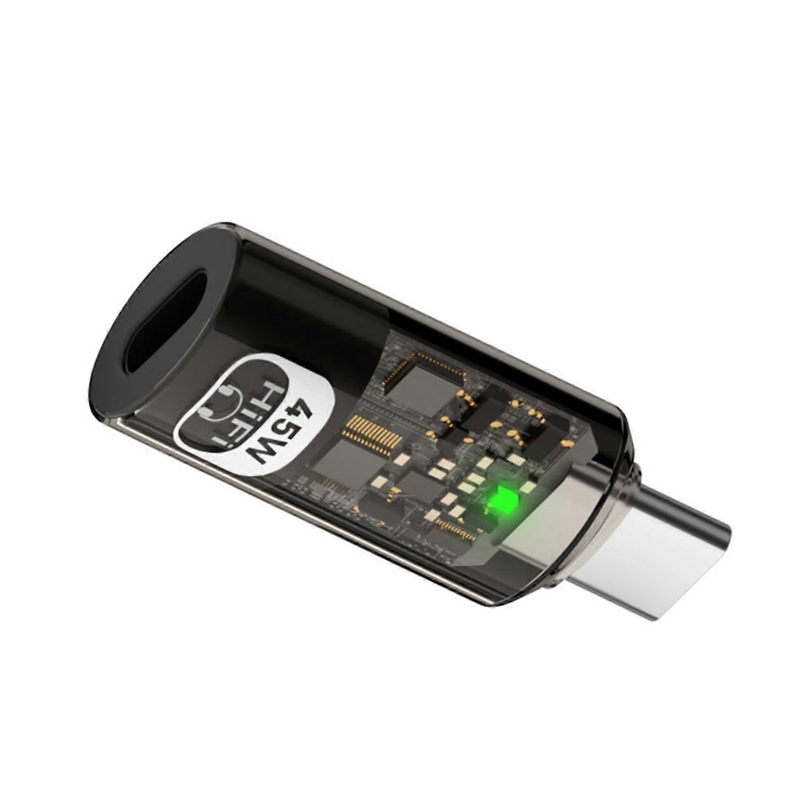 USB C to Lightning Adapter PD45W Fast Charging 480Mbps Data Sync Audio Support for iPhone