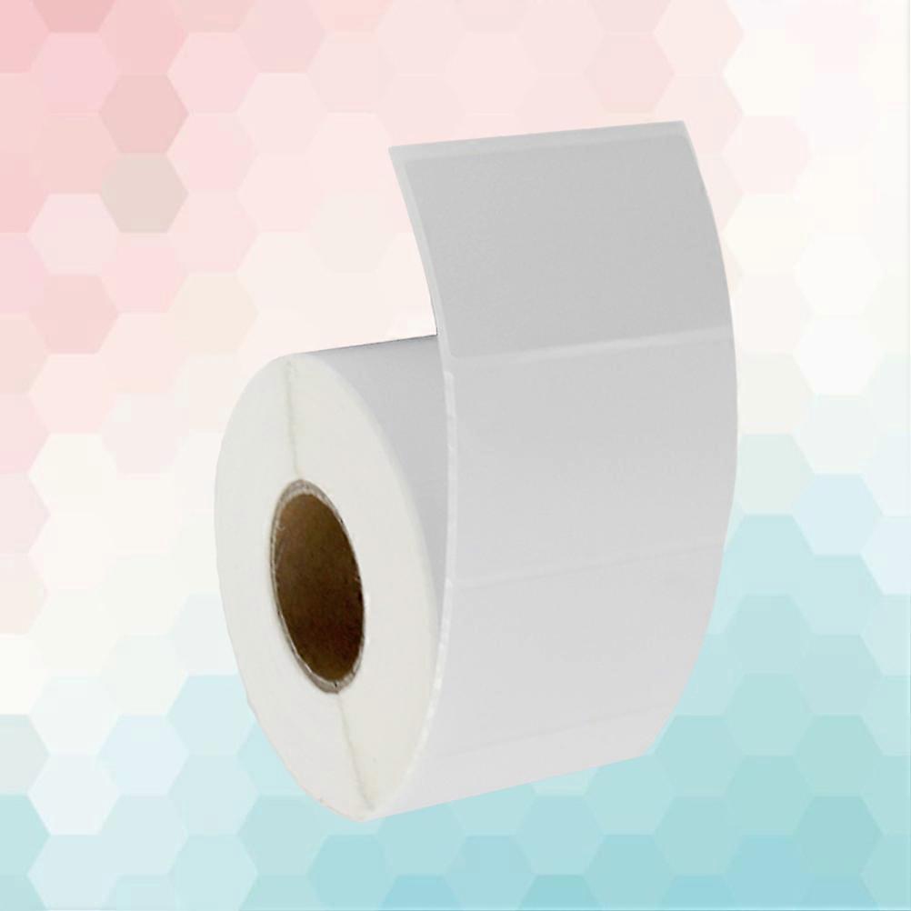 Printer Sticker Barcode Label White Tape for Labeling with 1000 Pieces