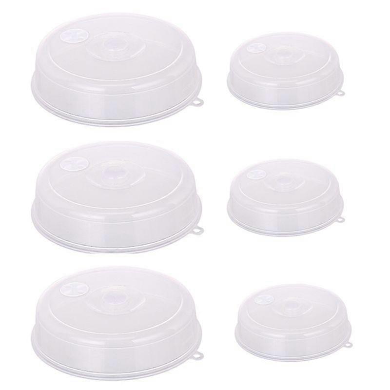6 Pack Microwave Covers, Plastic Microwave Covers